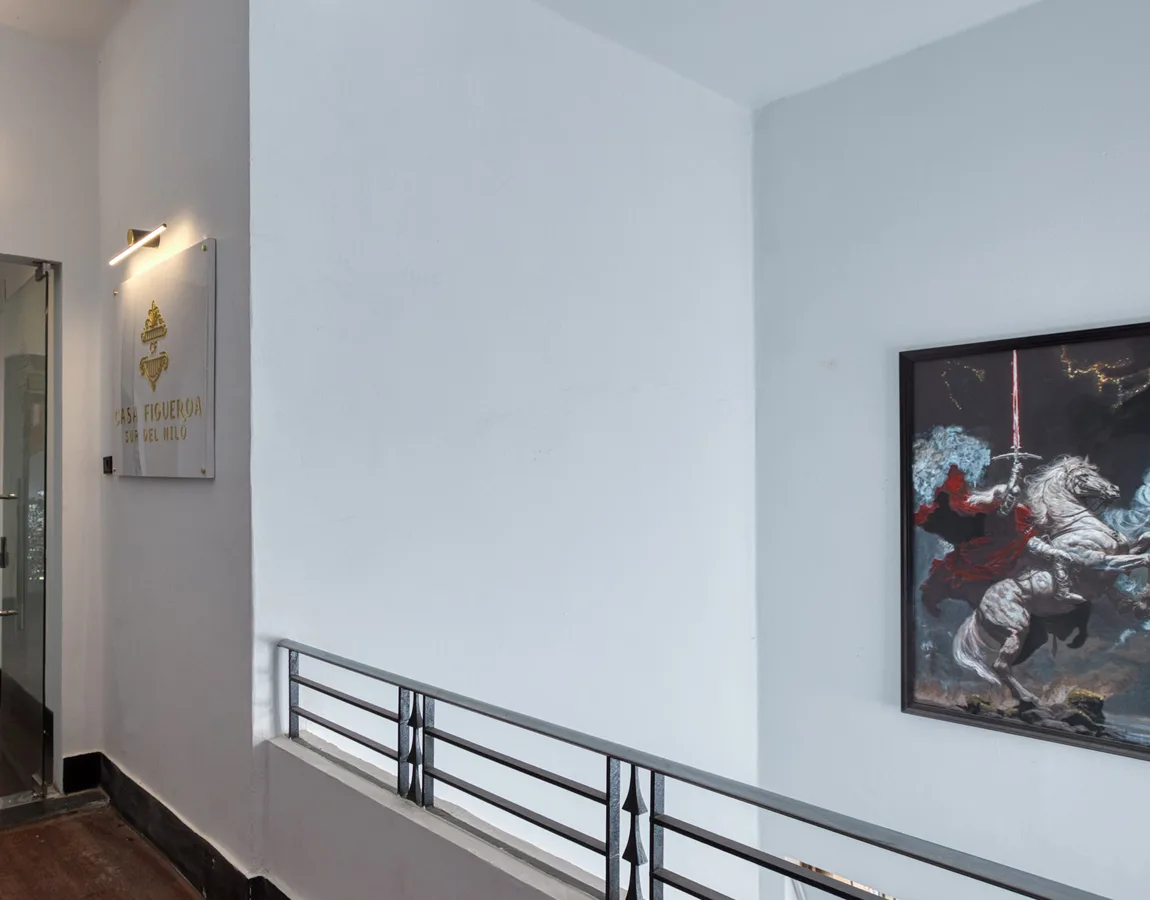 Art we live with, on the landing of Casa Figueroa